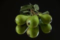 Pear. Mature and beautiful. Delicious and ready to eat. Royalty Free Stock Photo