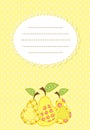 Pear patchwork background
