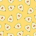 Yellow pear pattern