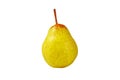 Pear Rocha whole fruit isolated on white.Transparent png additional format Royalty Free Stock Photo