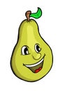 Pear with smile