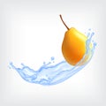 Pear with water