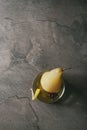 Pear in wine Royalty Free Stock Photo