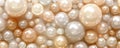 Pearl background seamless pattern. Royalty Free Stock Photo