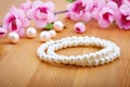 Pearl bangles Royalty Free Stock Photo