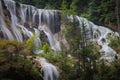 Pearl Beach Waterfall in jiuzhaigou, World Natural Heritage Royalty Free Stock Photo