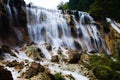 Pearl Beach Waterfall in jiuzhaigou, World Natural Heritage Royalty Free Stock Photo