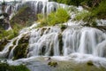 Pearl Beach waterfall in jiuzhaigou, World Natural Heritage Royalty Free Stock Photo
