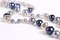 Pearl beads Royalty Free Stock Photo