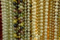 Pearl Beads from Jade Market in Hong Kong Royalty Free Stock Photo