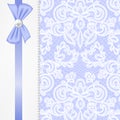 Pearl frame on lace background Royalty Free Stock Photo