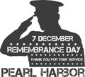 Pearl Harbor. Remembrance day Royalty Free Stock Photo