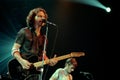 Pearl Jam , the singer of Pearl Jam, Eddie Vedder, during the concert