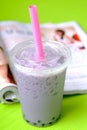 Pearl milk tea Royalty Free Stock Photo