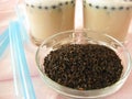 Pearl milk tea Royalty Free Stock Photo