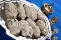 Kambu aval kara kozhukattai, Pearl millet, Rice flakes hot dumplings Royalty Free Stock Photo