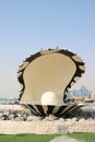 The Pearl Monument in Doha, Qatar