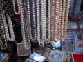 Pearl Necklace in Thailand Store.