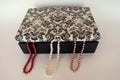 Pearl necklaces jewelry box