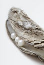 Pearl and oyster Royalty Free Stock Photo