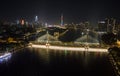 The Pearl River Night View in Guangzhou city