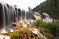 Pearl shoal waterfall jiuzhai valley summer Royalty Free Stock Photo