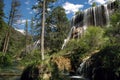 Pearl Shoal Waterfall in Juizhaigou Nine Villages Valley, Sichuan, China Royalty Free Stock Photo