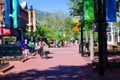 Pearl Street Mall Four - Block Pedestrian Mall Downtown Boulder Colordo