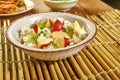 Pearled Barley Salad with Apples Royalty Free Stock Photo