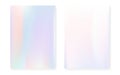 Pearlescent background with holographic gradient. Hologram cover Royalty Free Stock Photo