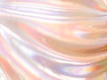 Gradient with grain holographic banner background in soft peach colors