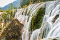 Pearls beach waterfall in autumn Royalty Free Stock Photo