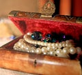 Pearls and gemstones