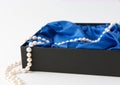 Pearls In A Satin Lined Gift Box Royalty Free Stock Photo