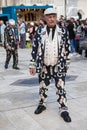 Pearly King, London. Royalty Free Stock Photo