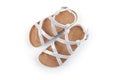 Pearly white children sandals
