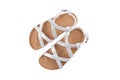 Pearly white children sandals