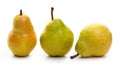 Pears Isolate on a white background. Royalty Free Stock Photo