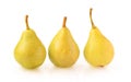 Pears isolated on white background Royalty Free Stock Photo