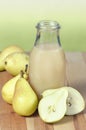 Pears and pear juice Royalty Free Stock Photo