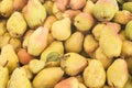 Pears. Pears harvest. Pears close up. Pears from supermarket. Market stall pears. Royalty Free Stock Photo