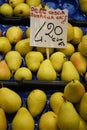 Pears - Pere Coscia Romagna - Mercato Orientale, Genoa, Italy