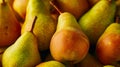 Pears are piled up in a pile Royalty Free Stock Photo
