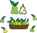 Pears in a set