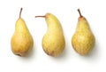 Pears on White Background Royalty Free Stock Photo