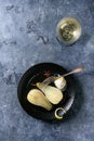 Pears in wine Royalty Free Stock Photo