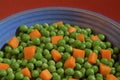 Peas and carrots Royalty Free Stock Photo