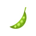 Peas flat vector icon