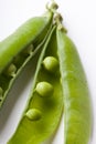 Peas isolated on White