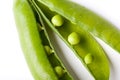 Peas isolated on White